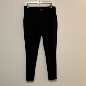 Michael Kors Black Trousers with Gold Button